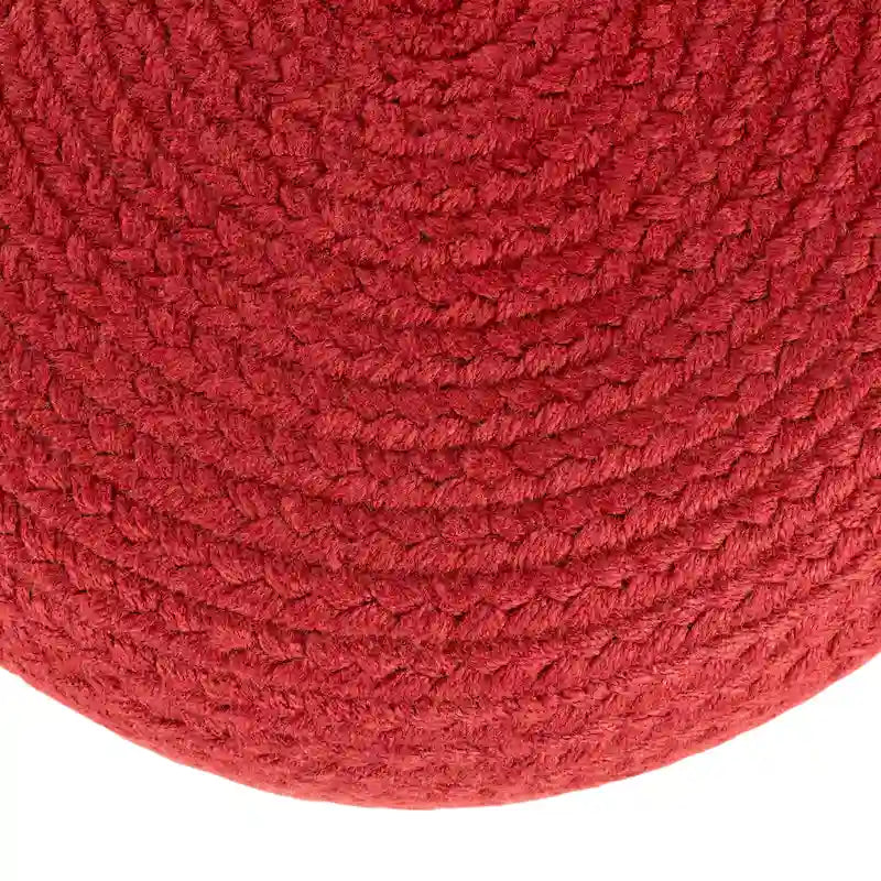 Round Indoor/Outdoor Polyester Pouf Ottoman/Foot Stool - 18X18X12
