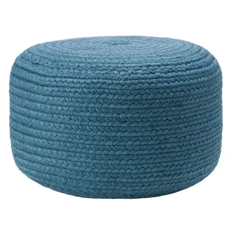 Round Indoor/Outdoor Polyester Pouf Ottoman/Foot Stool - 18X18X12