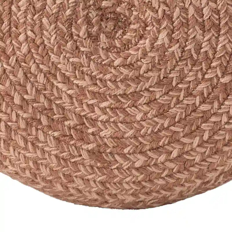 Round Indoor/Outdoor Polyester Pouf Ottoman/Foot Stool - 18X18X12