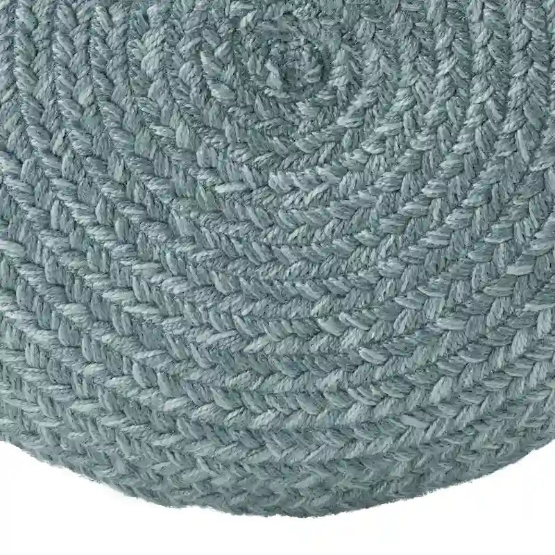 Round Indoor/Outdoor Polyester Pouf Ottoman/Foot Stool - 18X18X12