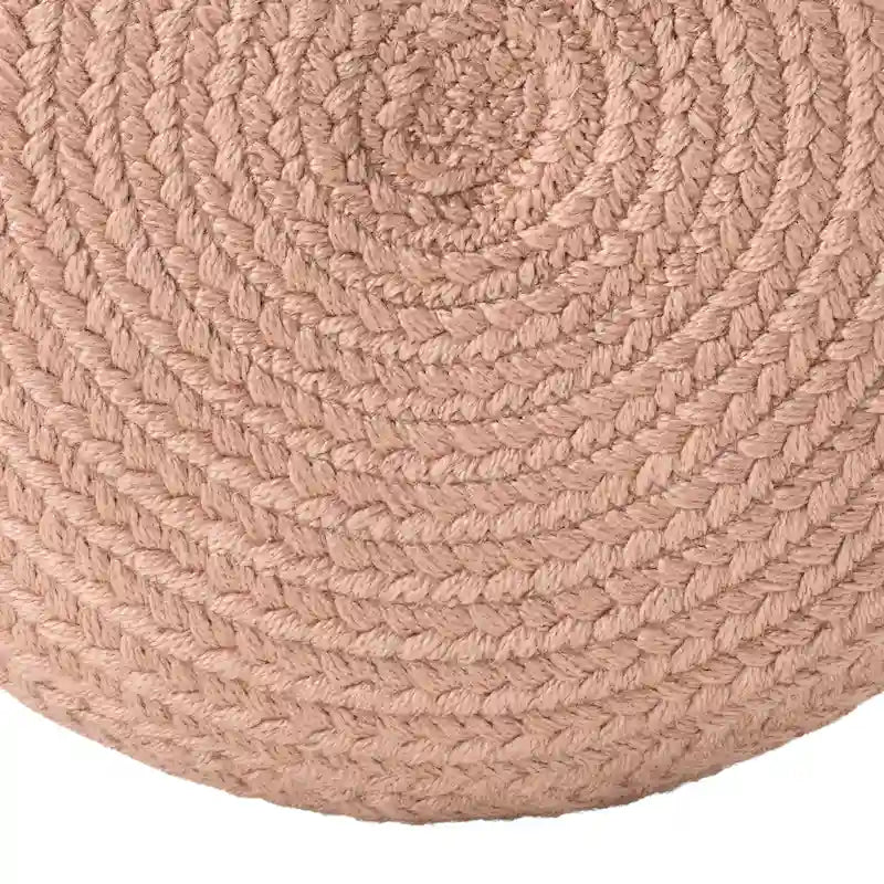 Round Indoor/Outdoor Polyester Pouf Ottoman/Foot Stool - 18X18X12
