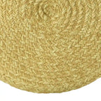 Runder Hocker/Fußhocker für den Innen- und Außenbereich aus Polyester – 45x45x30 cm