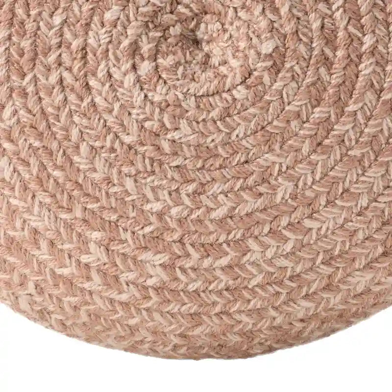 Round Indoor/Outdoor Polyester Pouf Ottoman/Foot Stool - 18X18X12
