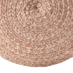 Runder Hocker/Fußhocker für den Innen- und Außenbereich aus Polyester – 45x45x30 cm