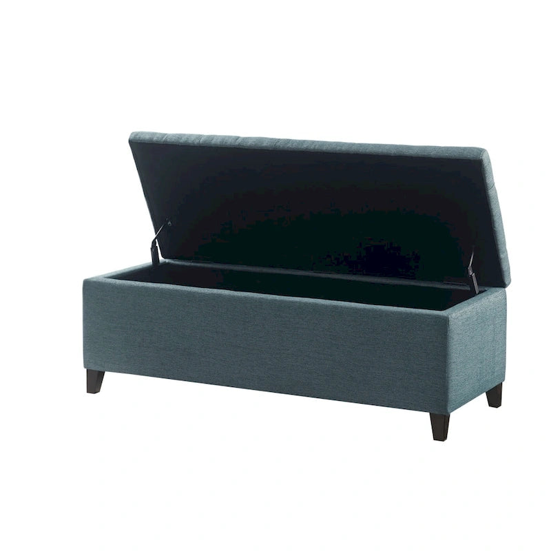 Tufted Top Upholstered Storage Bench