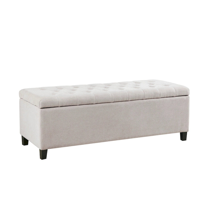 Tufted Top Upholstered Storage Bench