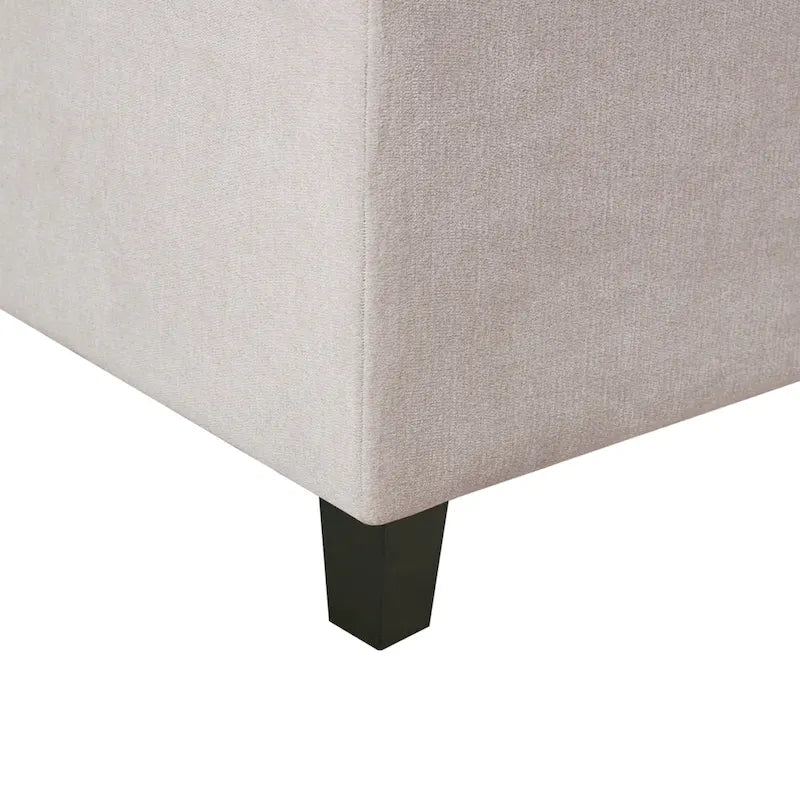 Tufted Top Upholstered Storage Bench