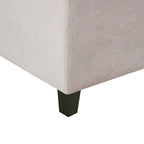 Gepolsterte Aufbewahrungsbank mit getufteter Oberseite