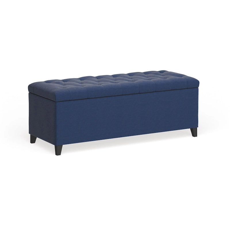 Tufted Top Upholstered Storage Bench
