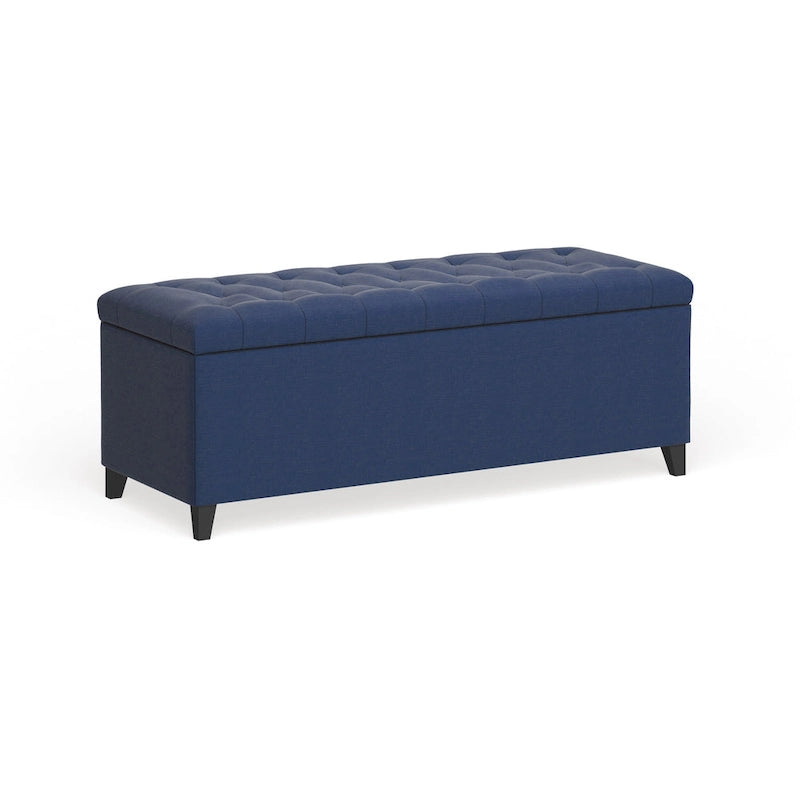 Tufted Top Upholstered Storage Bench