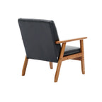 Mid-Century Modern Akzentstuhl aus Massivholz, für Wohnzimmer Schlafzimmer Studio