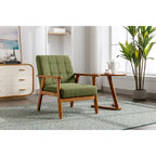 Mid-Century Modern Akzentstuhl aus Massivholz, für Wohnzimmer Schlafzimmer Studio