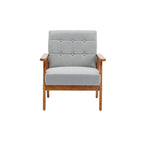 Mid-Century Modern Akzentstuhl aus Massivholz, für Wohnzimmer Schlafzimmer Studio