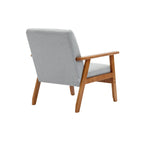Mid-Century Modern Akzentstuhl aus Massivholz, für Wohnzimmer Schlafzimmer Studio