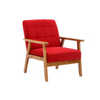 Mid-Century Modern Akzentstuhl aus Massivholz, für Wohnzimmer Schlafzimmer Studio