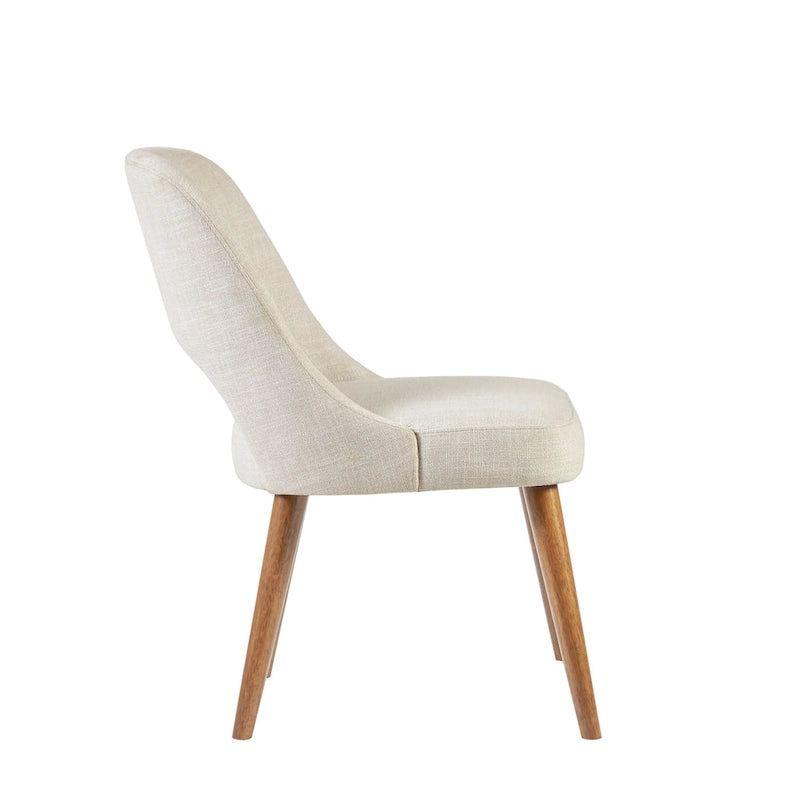 Upholstered Dining Side Chairs with Cutout Back design
