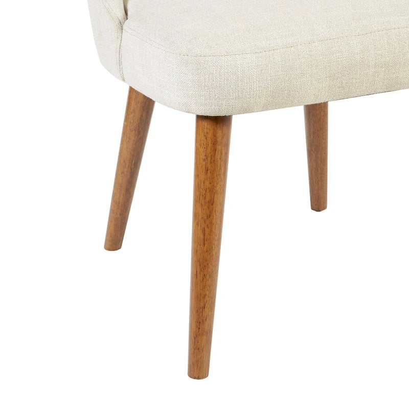 Upholstered Dining Side Chairs with Cutout Back design