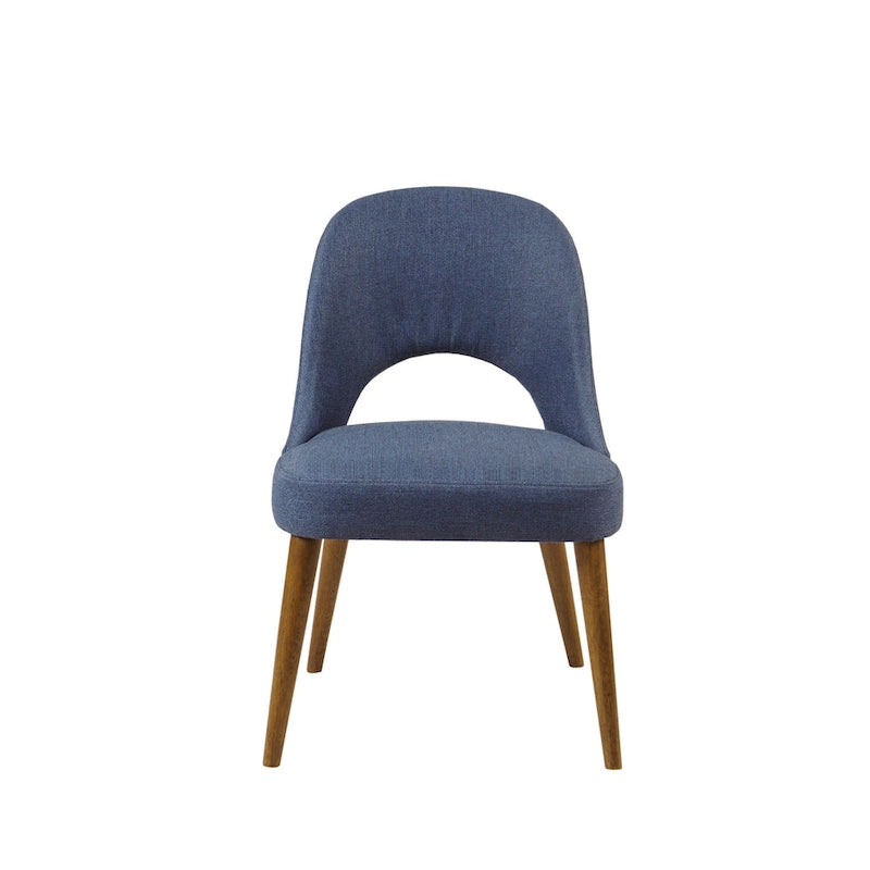 Upholstered Dining Side Chairs with Cutout Back design