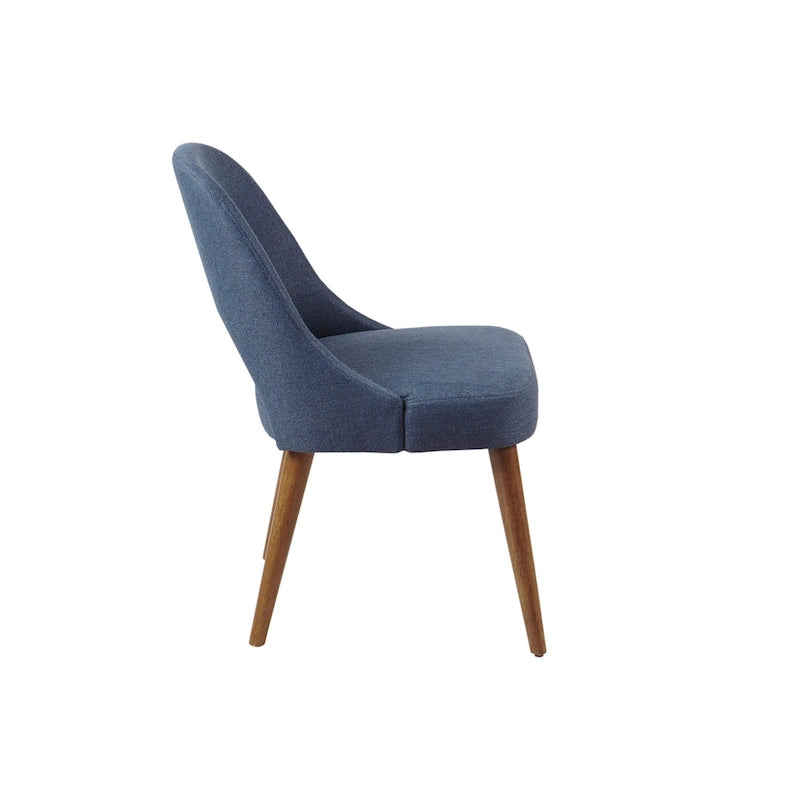Upholstered Dining Side Chairs with Cutout Back design