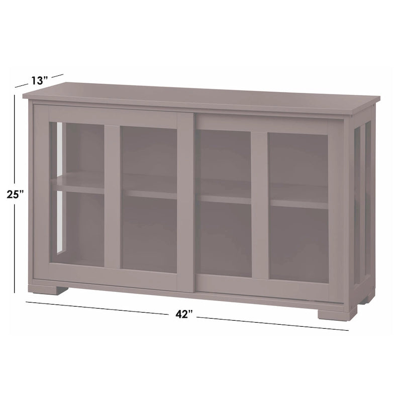Sliding Door Stackable Buffet/Sideboard