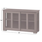 Stapelbares Buffet/Sideboard mit Schiebetüren