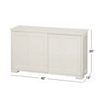 Stapelbares Buffet/Sideboard mit Schiebetüren