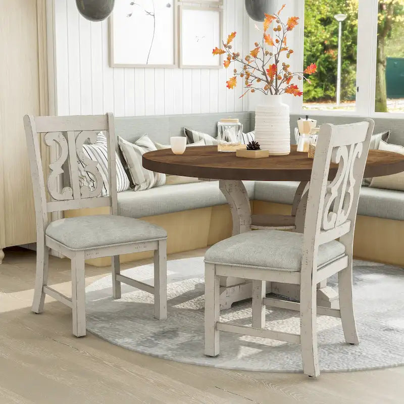 Farmhouse Wood Dining Chairs