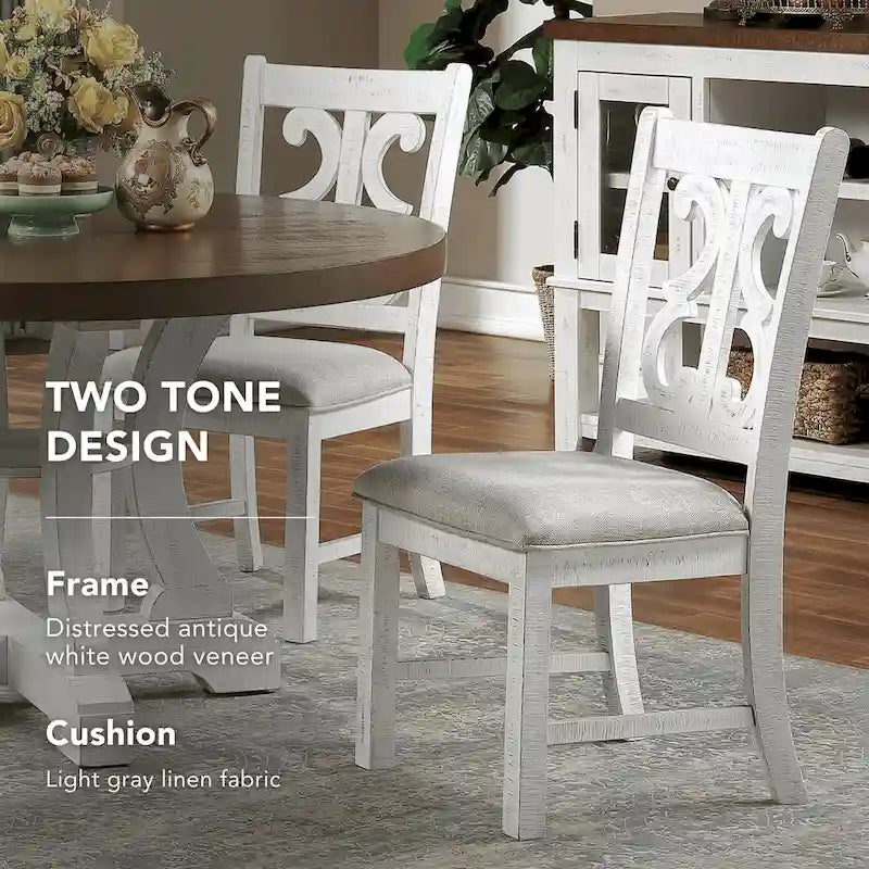 Farmhouse Wood Dining Chairs