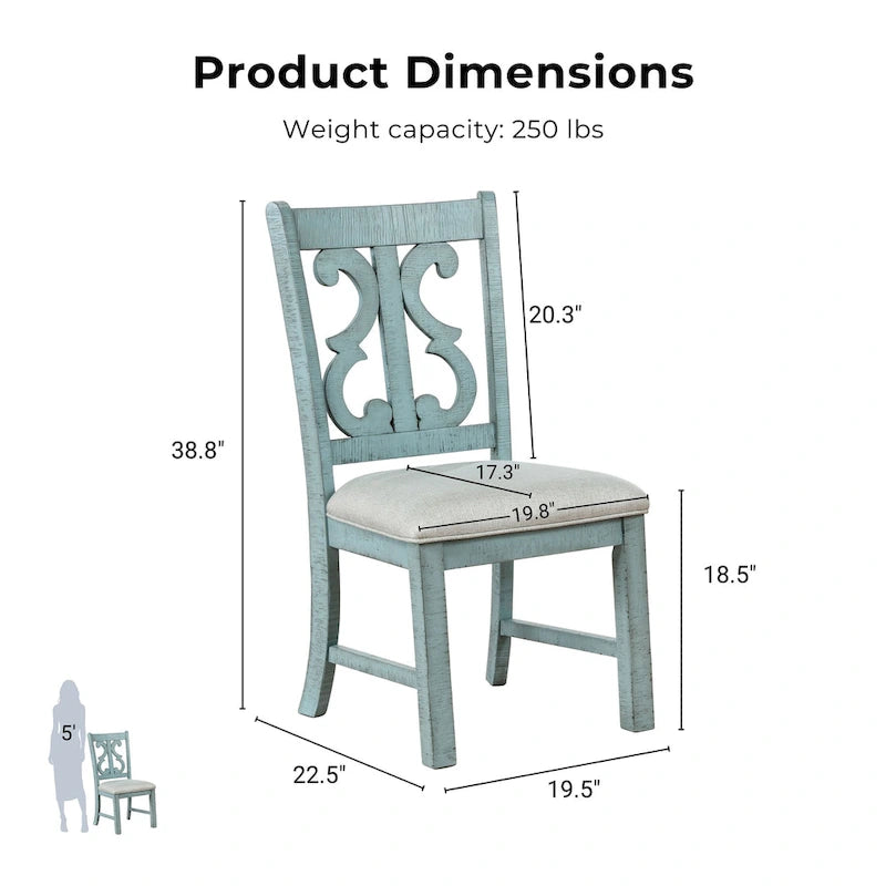 Farmhouse Wood Dining Chairs