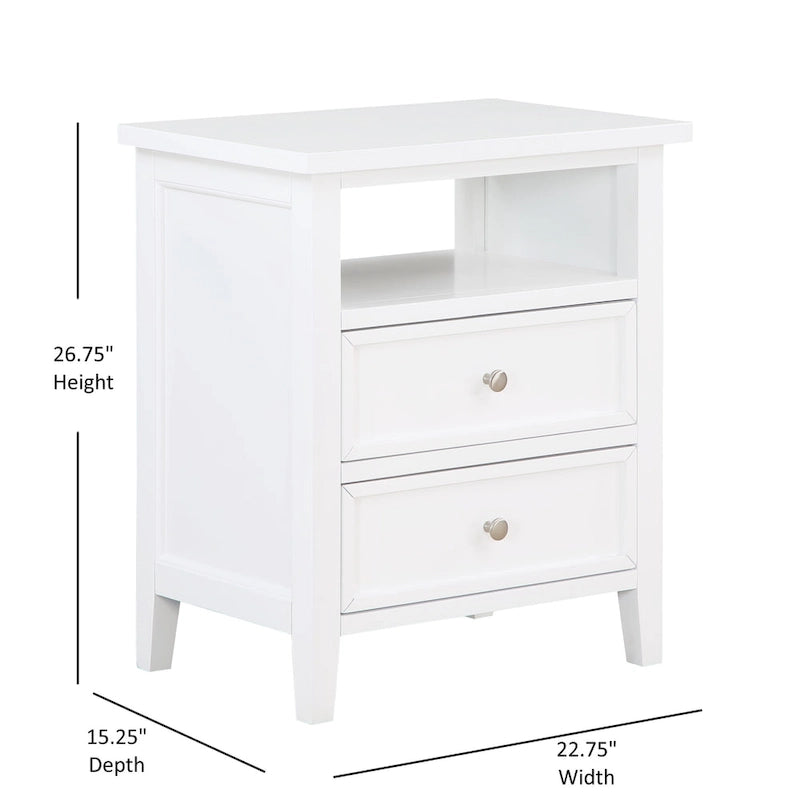 2-drawer Nightstand
