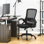 Ergonomischer Bürostuhl mit Netzrückenlehne, hoher Rückenlehne und 360°-Drehfunktion für Führungskräfte