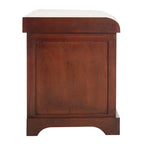 Braune gewebte Aufbewahrungsbank – 33,5 x 16,1 x 19,9 – 34B x 16T x 20H