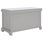 Braune gewebte Aufbewahrungsbank – 33,5 x 16,1 x 19,9 – 34B x 16T x 20H