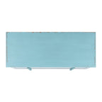 Blau distressed Kommode mit 3 Schubladen