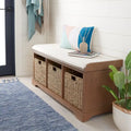 Grey/ White Storage Bench - 47 x 16.1 x 19.9 - 47Wx16Dx20H
