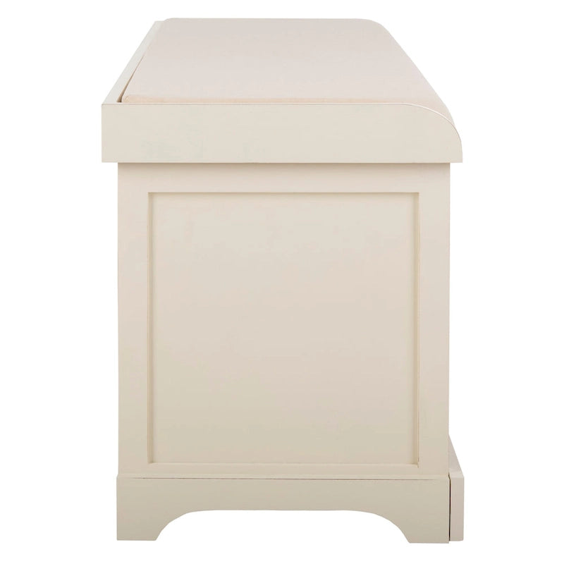 Grey/ White Storage Bench - 47 x 16.1 x 19.9 - 47Wx16Dx20H