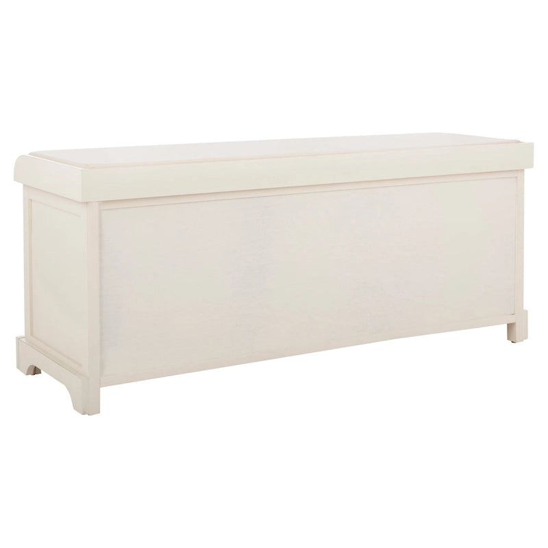 Grey/ White Storage Bench - 47 x 16.1 x 19.9 - 47Wx16Dx20H