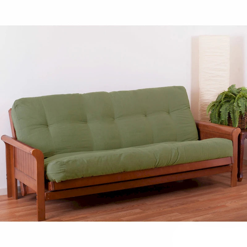 8-inch Thick Twill Futon Mattress (Twin, Full, or Queen)