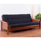 6 Zoll dicke Twill-Futonmatratze (Einzel-, Doppel- oder Queensize)