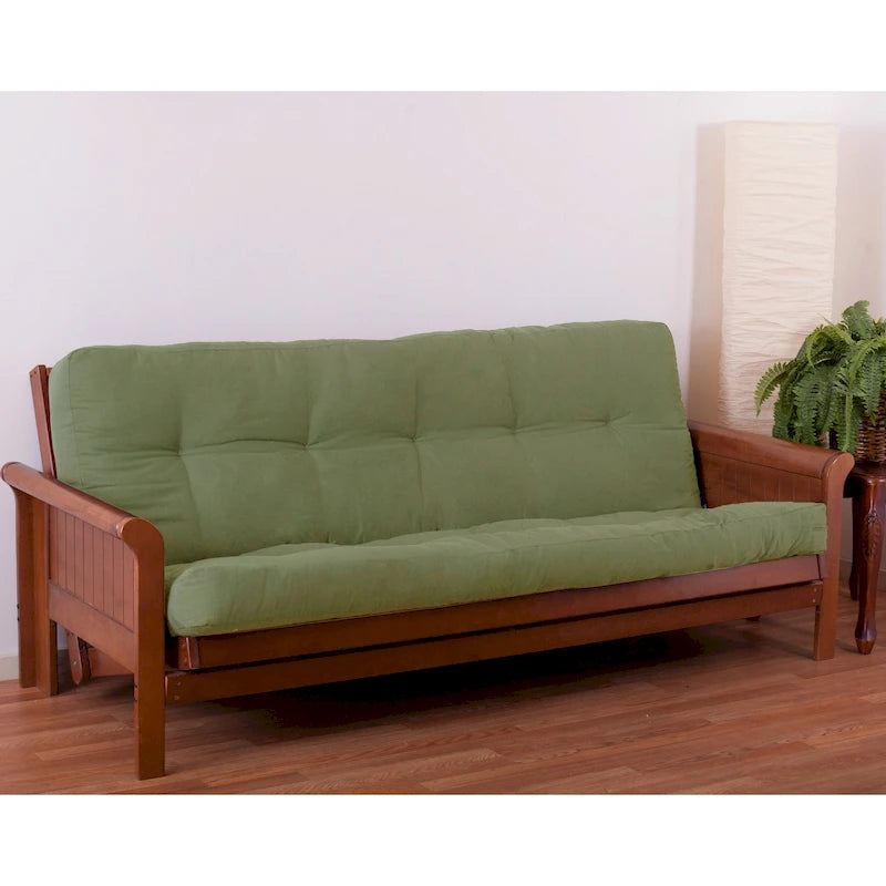 6-inch Thick Twill Futon Mattress (Twin, Full, or Queen)