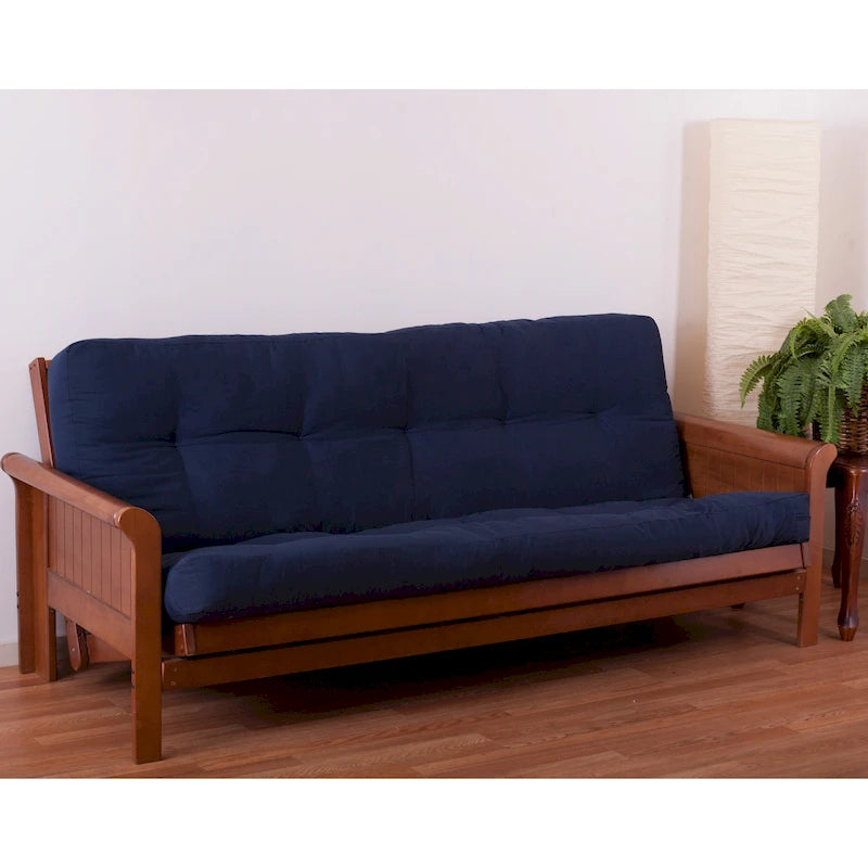 6-inch Thick Twill Futon Mattress (Twin, Full, or Queen)