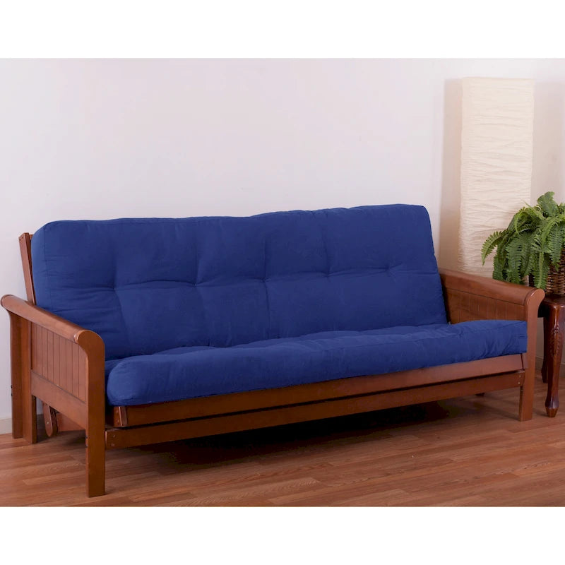 6-inch Thick Twill Futon Mattress (Twin, Full, or Queen)