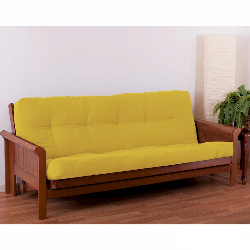 6-inch Thick Twill Futon Mattress (Twin, Full, or Queen)