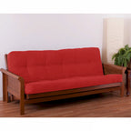 6 Zoll dicke Twill-Futonmatratze (Einzel-, Doppel- oder Queensize)