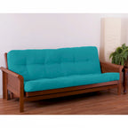 6 Zoll dicke Twill-Futonmatratze (Einzel-, Doppel- oder Queensize)