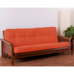 6 Zoll dicke Twill-Futonmatratze (Einzel-, Doppel- oder Queensize)