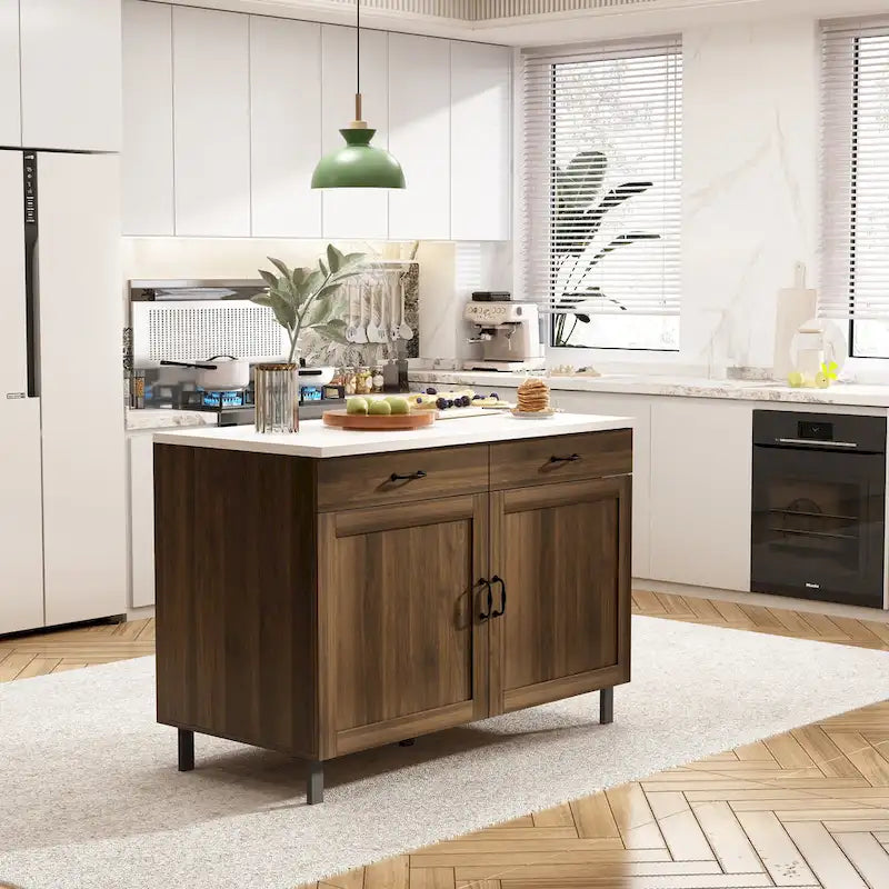 Elegant Kitchen Island - Organize and Beautify Your Space Buffet Table - 47.2X23.6X33.5