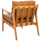 Massiver Akzentstuhl mit Kissen (komplett montiert) - 71,12 cm B x 83,82 cm T x 86,36 cm H - 28Bx33Tx34H