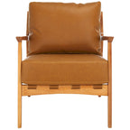 Massiver Akzentstuhl mit Kissen (komplett montiert) - 71,12 cm B x 83,82 cm T x 86,36 cm H - 28Bx33Tx34H