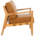 Massiver Akzentstuhl mit Kissen (komplett montiert) - 71,12 cm B x 83,82 cm T x 86,36 cm H - 28Bx33Tx34H